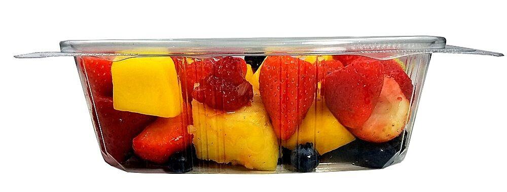 48 oz. Clear Hinged Deli Fruit Container 50/PK