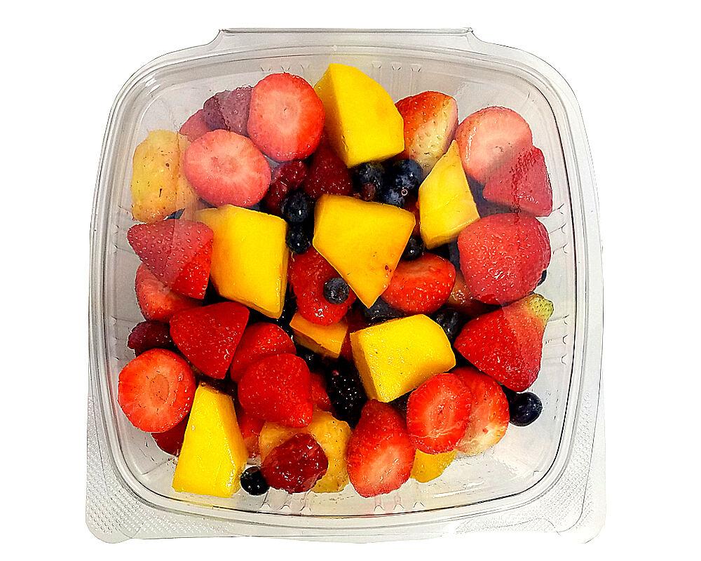 48 oz. Clear Hinged Deli Fruit Container 50/PK